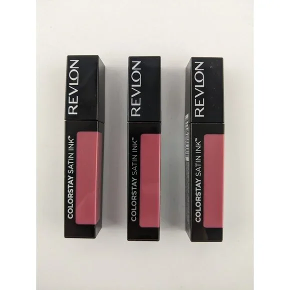 3 x Revlon Colorstay Satin Ink Liquid Lip Colour 010 Your Majesty 5ml BRAND NEW - Picture 3 of 10